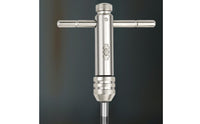 Adjustable Ratchet Tap Wrench Forward and Backward Switch M3-M8 Screw Tool Single-Hand Manual Thread Cutting Tool for DIY Enthusiasts