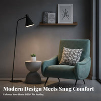 Boucle Armchair Modern Design Lounge Chair Minimalist design Nordic Inspired for Homeowners, Readers, perusing cozy spot