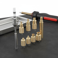 9 Pieces Heat Set Insert Tool Kit Wide Compatibility for Prototyping, Hobbyists