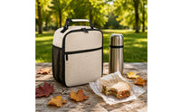 Insulated Lunch Bag Front Pocket Zippered Lunch Bag Top Handle