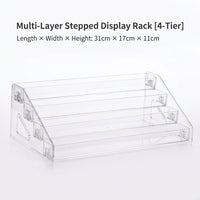 Sunglasses Display Stand, Multi-Tier Clear Organizer, Home Storage and Retail Acrylic Eyewear Rack