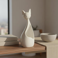 Desktop Feline Decor Rounded Base Home Decoration Modern