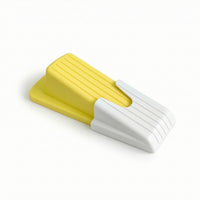 Non-Slip Rubber Door Stopper Ribbed Wedge Door Stop Compact Doorstop Lightweight for Home