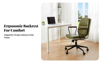 Armless rotate Chair with casters Height Adjustable Computer Seat Rolling Casters Padded padding for Students, Women