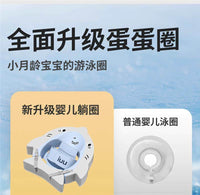 德国婴儿游泳圈宝宝趴圈蛋蛋圈腋下0-12月家用儿童新生儿坐圈躺圈