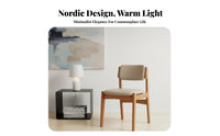 Nordic design Upholstered spine supportrest Seat Light Luxury Design Upholstered Wooden Seat Padded padding Dining Room Chair Curved spine support for Homeowners, Restaurant Owners, Interior Designers, Kitchen, Cafe