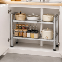 under-sink storage rack