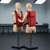 Heimlich Training Vest Chest Graphics Airway Obstruction Assistance Training Vest Black Trim Heimlich Maneuver for Adults