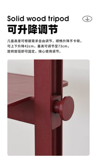 意式极简沙发边几家用轻奢高级感移动小茶几中古ins可升降床头柜