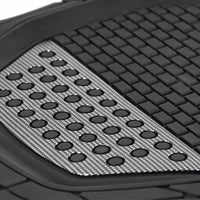 Universal PVC Anti-Slip Car Floor Mat, Thickened, Transparent, 5-Piece Set