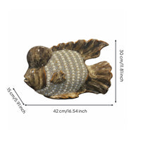 Ceramic animal Statue Fine Workmanship Iridescent Finish animal Decor Unique Texture Sculpture for Office