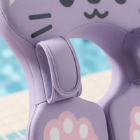 Underarm Baby Buoy Violet Cat-Shaped Swim Band Easy Storage for Babies, Infants