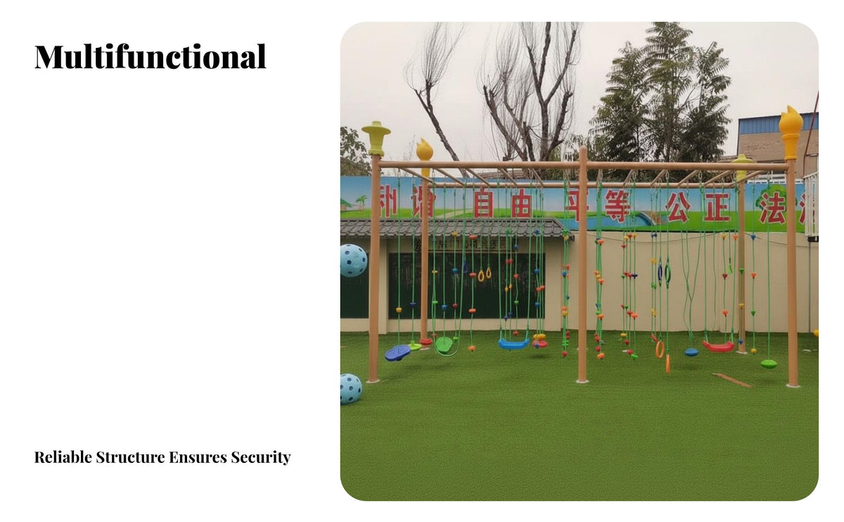 Kids Climbing Structure Physical Fitness Training children's Activity Center with Climbing Net Develops Motor Skills for Parents, Kindergarten, School