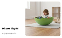 Non-Slip Design Foliage Rocker Multi-Functional Sensory Balance Board Sturdy Rocking Rotating Toy Lightweight for Toddlers, Preschoolers, Babies 12m+, Kindergarten, Indoor, Playroom, School