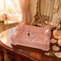 Castle Jewelry Tray Accessible Top Trinket Dish Decorative for Desk