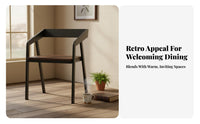 Wrought Iron Dining Chair Easy to Clean Metal Dining Chair Scratch-Resistant