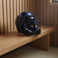 Taekwondo Headgear with Face Guard Thickened Padding Fighting Arts Helmet with Face Cage Breathable Design Guarding Gear for Beginners, Training