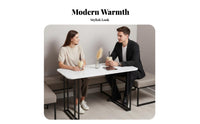 Booth Dining Set Light Luxury Design Restaurant Seating Soft Padding S Easy to Clean for Hotel