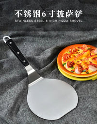 Stainless Steel Cake Lifter with Wooden Handle