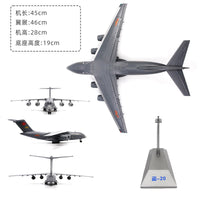 Alloy 1:110 Y-20 Transport Aircraft Model, Static Military Aviation Model, Gift
