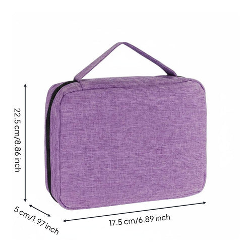 20 Slot Strap Organizer Space Saving Watch Band Storage Bag Multiple Pockets