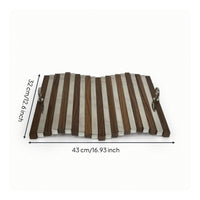 Serving Tray with Handles Low-Profile Tray with Handles Natural for Living Room