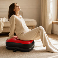 Portable Inflatable Cushion with Pump Compact Inflatable Rectangular Seat Foldable Furniture Water-Repellent for Travel