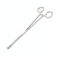 Sponge Forceps Narrow Gripping Tip Stainless Steel Sponge Forceps