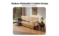 Wooden Corner Sofa with Drawers Built-in Storage Living Room Furniture bi-seasonalSeason Use Sectional Couch for Apartment Dwellers, Homeowners, Lounge Area