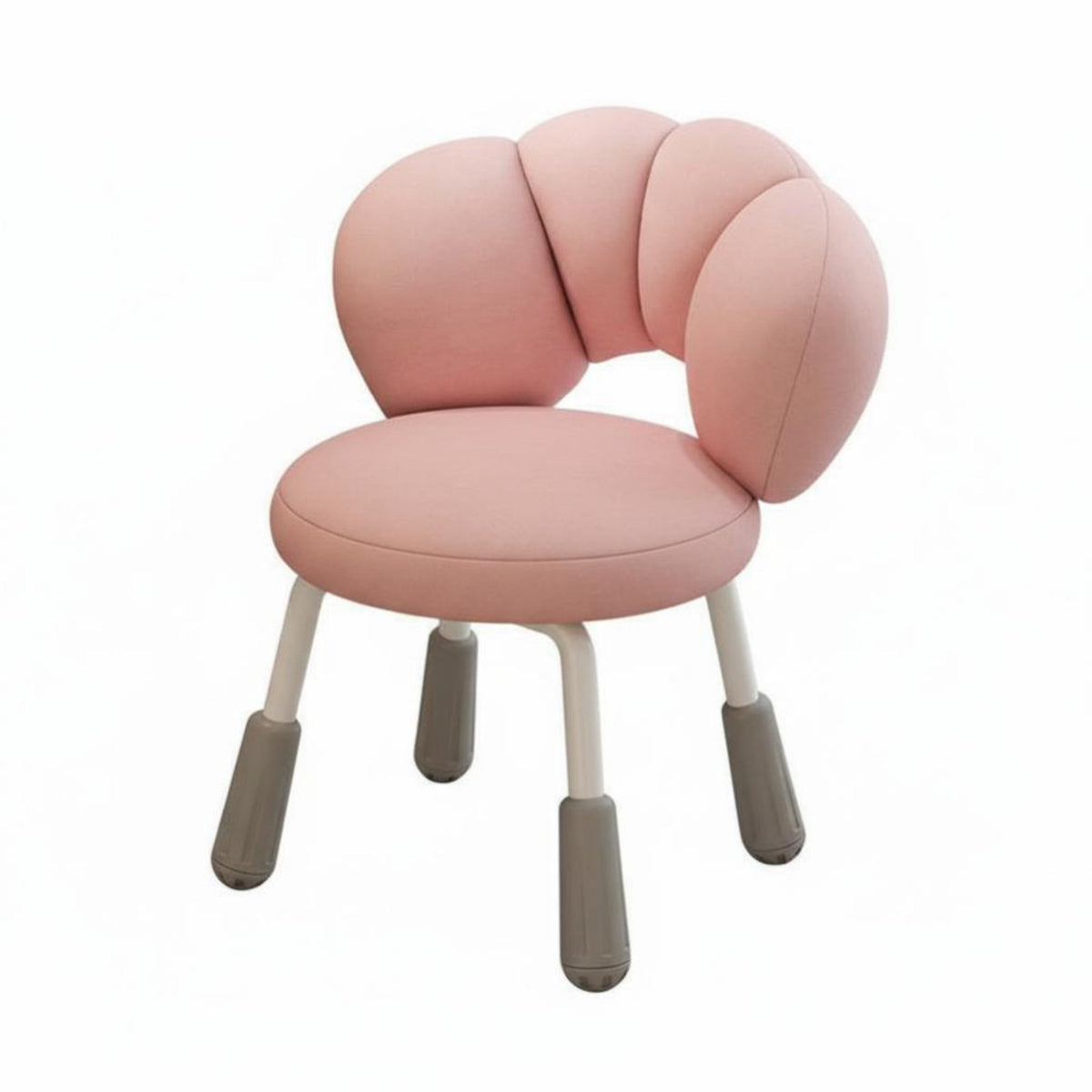 Armless Caster Chair 360-Degree rotate Vanity Seat high-density foam Foam pad