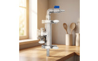 Food Grade Steam Condenser with Weldless Fitting Indoor Steam Condenser with Tri Clamp Simple Brewing Equipment Inexpensive for Homebrewers