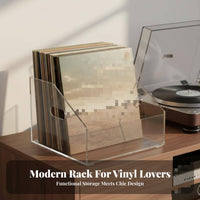 Acrylic Vinyl Album Holder Easy Reach Design 12 Inch Album Display Stand