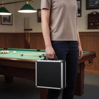 Snooker Ball Case Portable Billiard Balls Box Foam Lined for Game Room