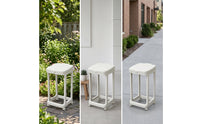 Mobile Garbage Bag Holder Frame Rack with Wheels Lightweight Wheeled Trash Bag Holder Stable Cart Versatile for Patio, Camping