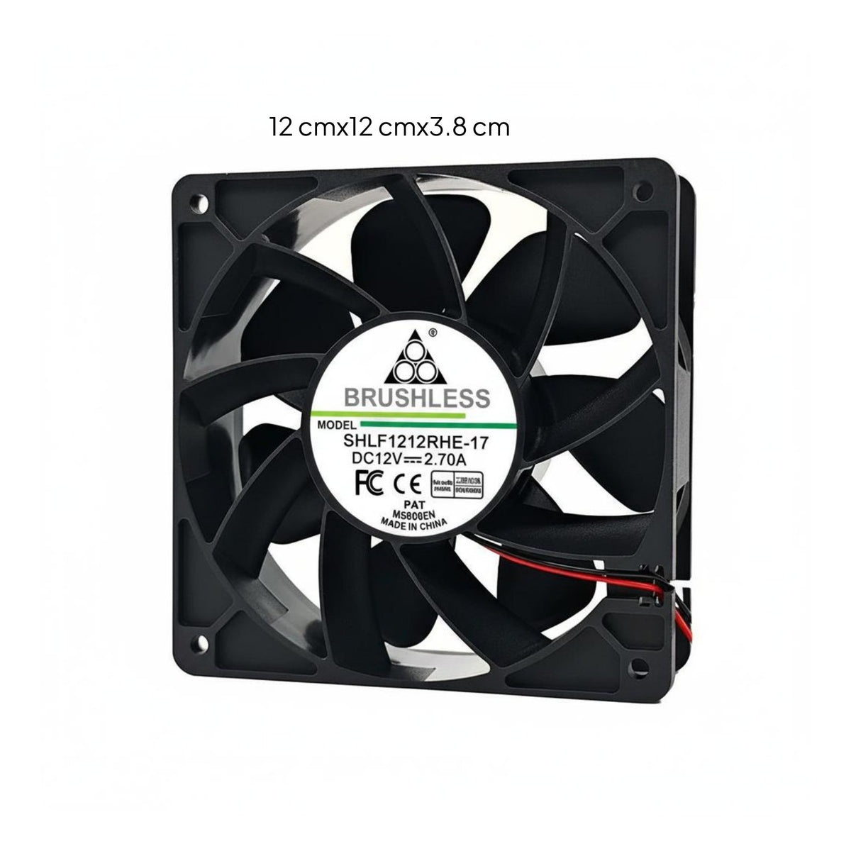 120mm Brushless DC Fan High Speed Cabinet Fan for DIY Enthusiasts