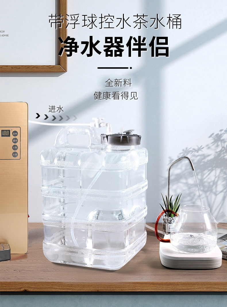 Transparent PC Water Bucket with Float Valve and Timer