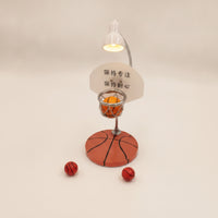 Basketball Hoop Ornament Lightweight Mini Basketball Hoop with Light Toy for Office