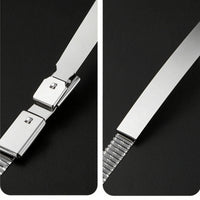 50 Pieces Flat Self-Locking Metal Tie Corrosion-Resistant Metal Zip Ties Weatherproof Fastener Long-Lasting for Contractors