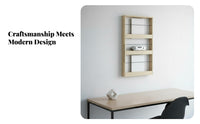 3-Tier Wall-Mounted Organizer Long-Lasting Magazine Rack Modern Design
