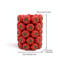Tomato Vase Home Decor Decorative for Dining Table, Shelf