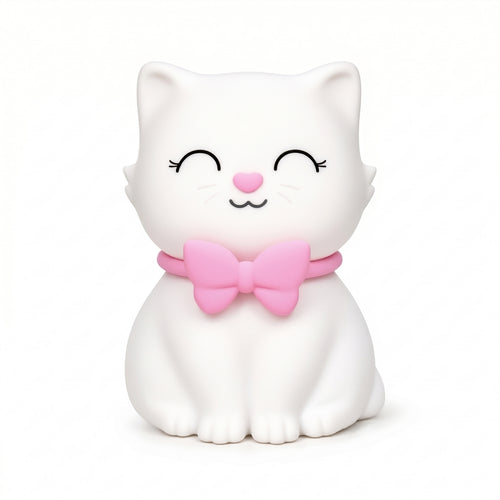 Bedside Silicone Cat Night Light Lighting Timer