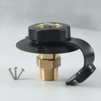 Leak-Proof Water Fill Port with Cover Long-Lasting Water Inlet with Dust Cover Secure Shielding