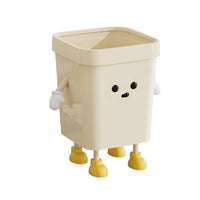 Pinhuan Square Trash Can, 7L/12L/16L, Plastic, No Lid