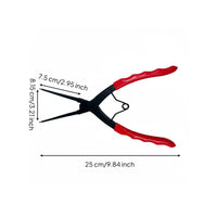 Extended Reach 90 Degree Snap Retaining Clip Sturdy Angled Internal Circlip