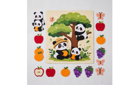 Educational Felt Learning Board Sensory Felt Board Toy Interactive Play Kit Preschool for Toddlers, Preschoolers, Kids, Classroom, Playroom, Nursery