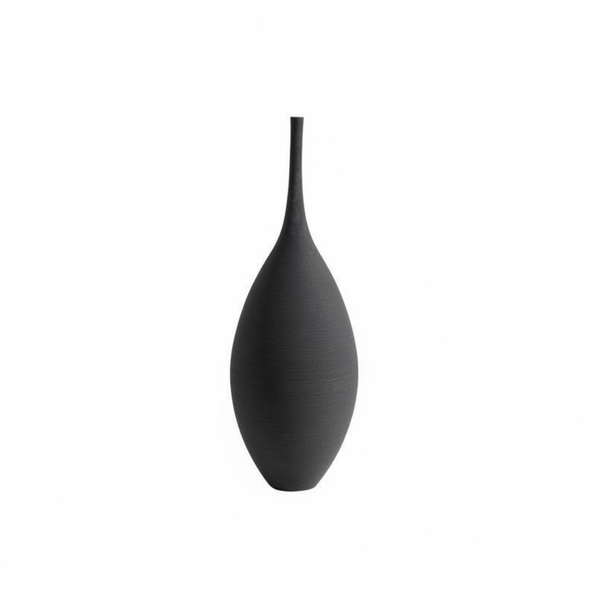 Ceramic Vase Brushed Texture Modern Minimalist Vase Holds Water for Entryway