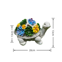 Turtle Garden Ornament Textured Solar Tortoise Figurine Easy to Use