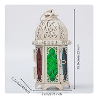 Moroccan Design Candle Lantern Indoor Outdoor Use for Tabletop