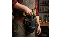 Efficient Drill Tool Bag with Buckle Compact Tool Pouch with Bit Pockets Long-Lasting Drill Holder Secure for DIYers