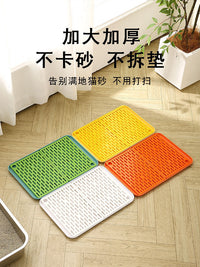 Cat Litter Mat, Plastic, Anti-Splash, for Cat Litter Box